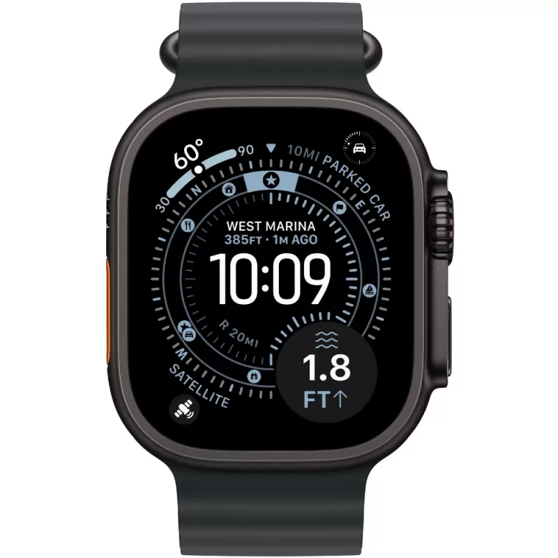 Apple Watch Ultra 3 MF0J4LW/A 49mm (GPS+Celular) - Black Titanium/Black Ocean Band