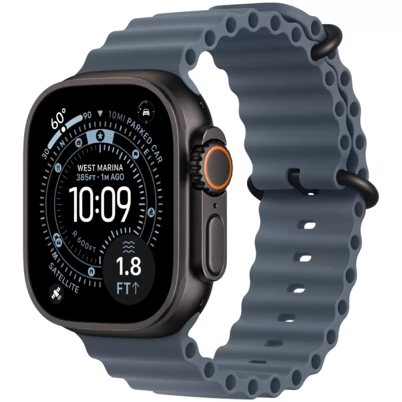 Apple Watch Ultra 3 MF254LW/A 49mm (GPS+Celular) - Black Titanium/Anchor Blue Ocean Band