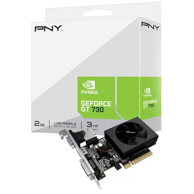 Placa de Video PNY GeForce GT730 2GB DDR3