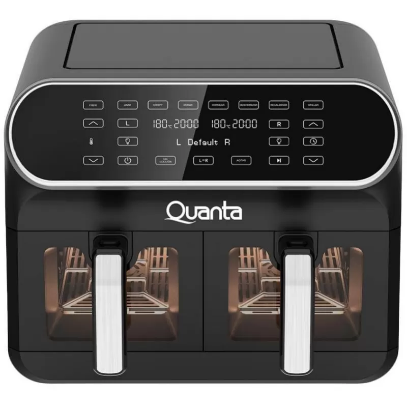 Freidora Eléctrica Quanta DueSupreme QTAFS80 8L 2...