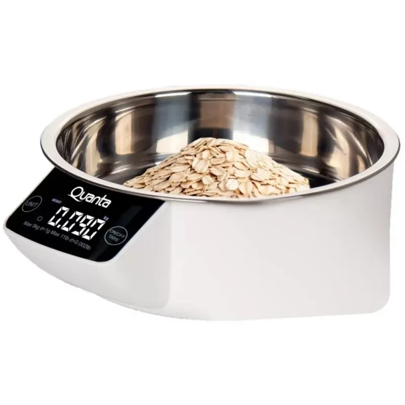 Balanza Digital de Cocina Quanta QTBC50 5Kg - Whit...