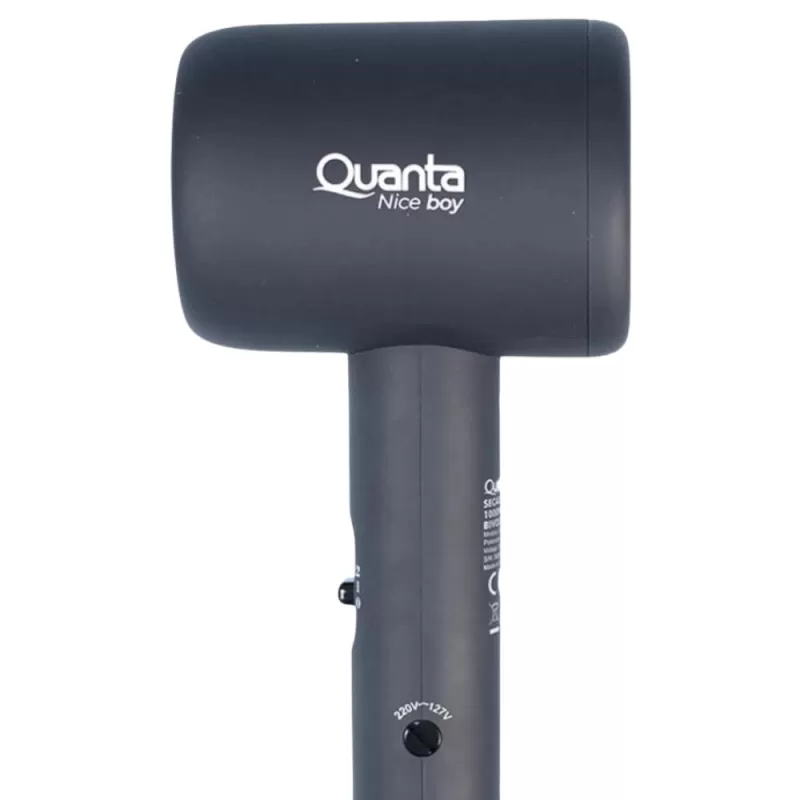 Secador de Cabello Quanta Nice Boy QTSDCP10 1000W 2V - Black