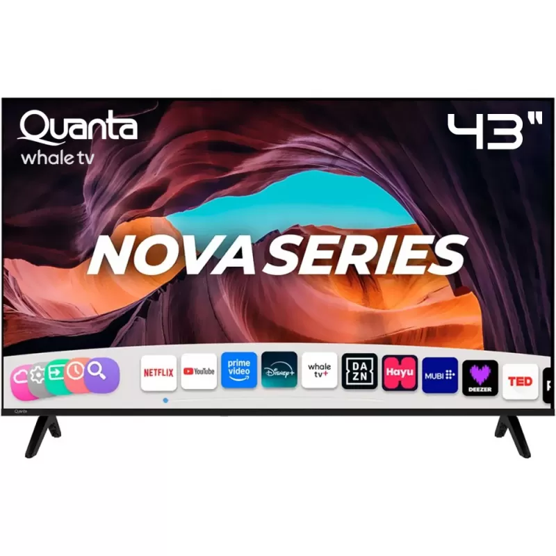 Smart TV LED Quanta 43" QTWTV43 Full HD Whale...