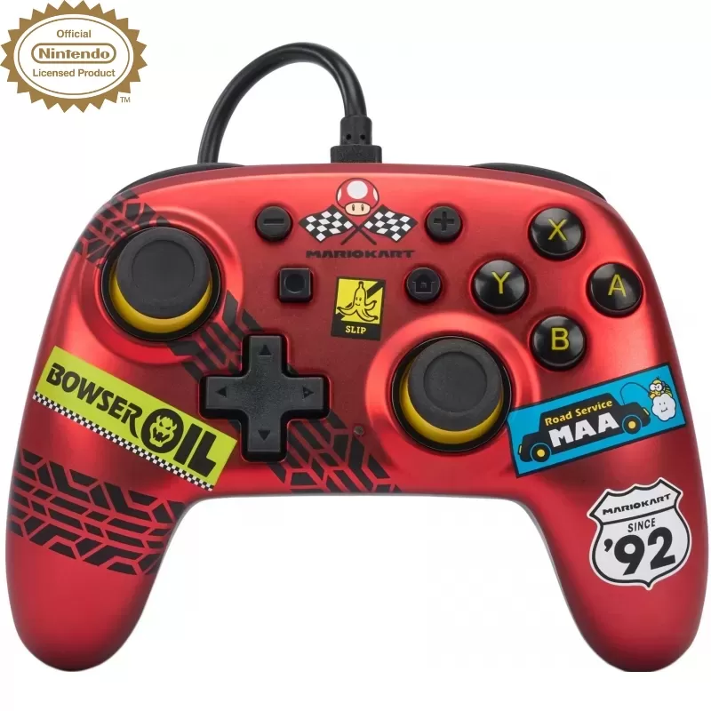 Control Nintendo Switch PowerA Nano Wired - Mario Kart: Racer Red (PWA-A-04531)