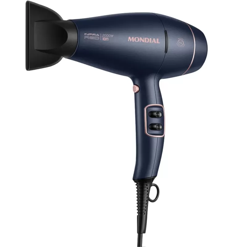 Secador De Cabello Mondial Infra Red SCP-01-IR 2200W 110V - Blue/Rose