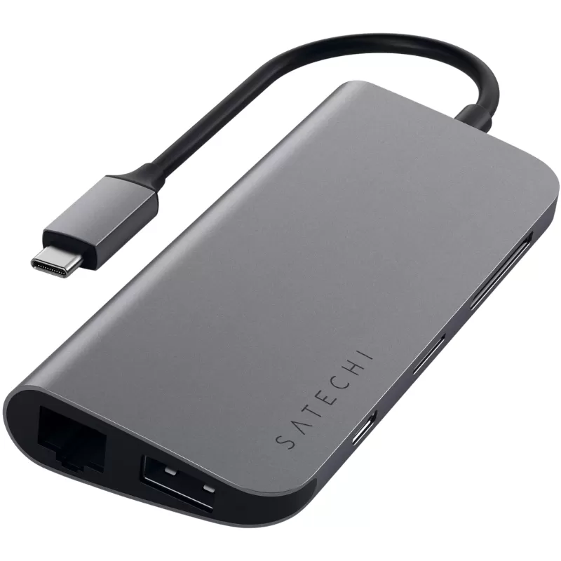 Hub Satechi ST-TCMM8PAS 9 en 1 - Space Gray