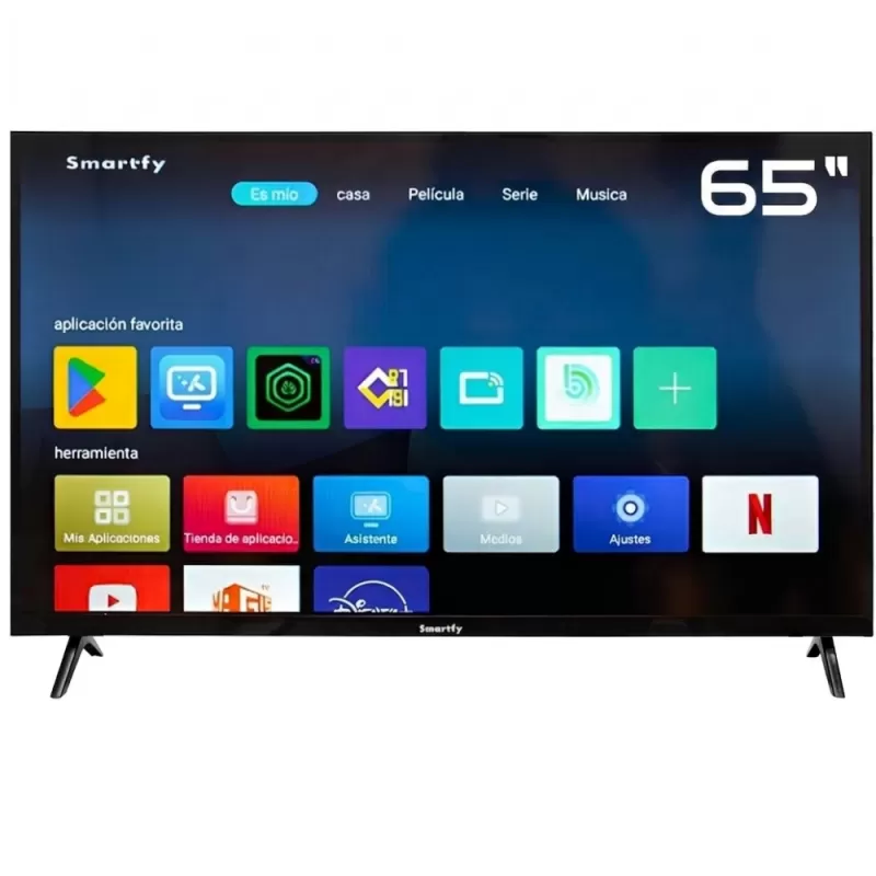 Smart TV LED 65" Smartfy STV65B 4K Ultra HD