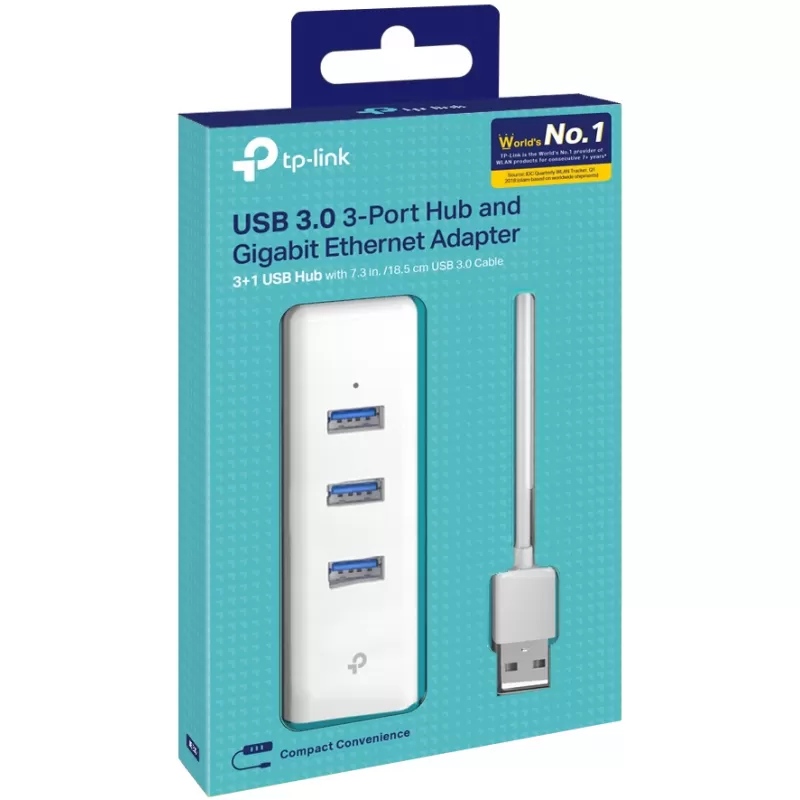 Adaptador TP-Link UE330 2 en 1 - White