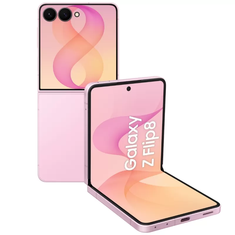 Smartphone Samsung Galaxy Z Flip8 SM-F776B DS 5G 6.9" 12/256GB - Pink (Garantía Global)