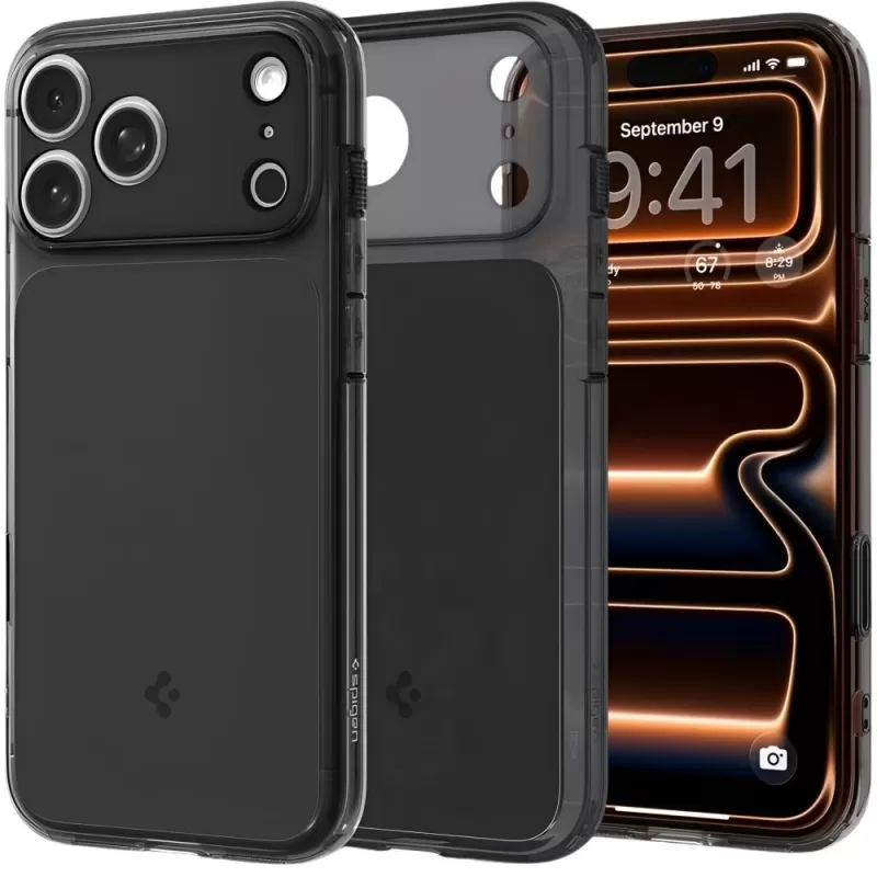 Capa Spigen iPhone 17 Pro Ultra Hybrid T MagFit ACS10345 - Matte Black
