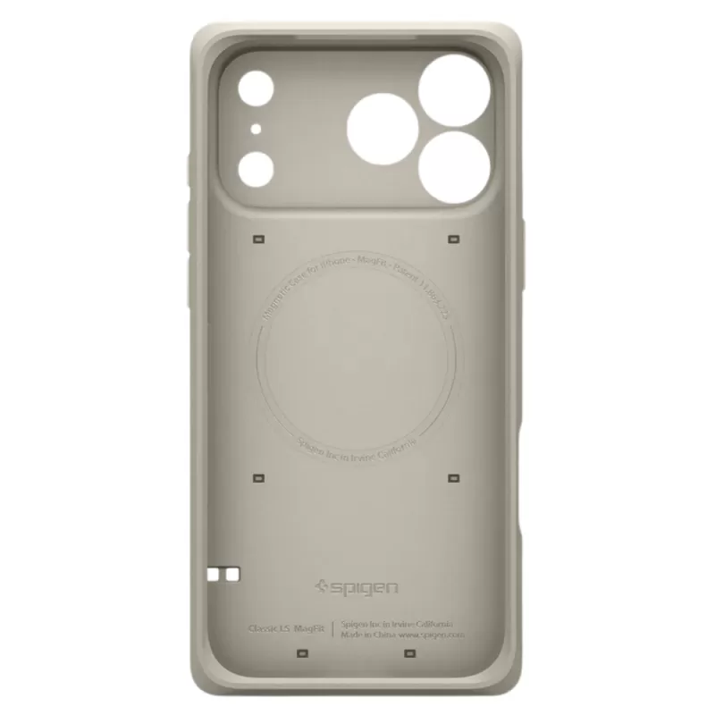 Capa Spigen iPhone 17 Pro Classic LS MagFit ACS10479 - Stone