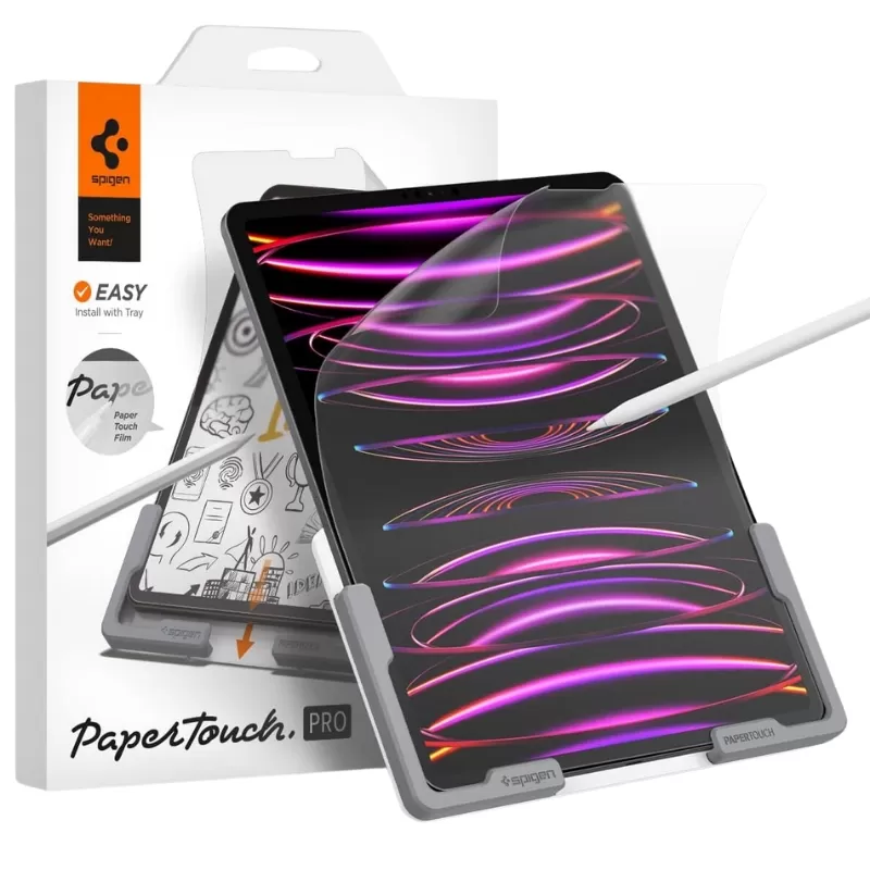 Pelicula Spigen para iPad Pro 12.9" AFL05859 Paper Touch Pro - Clear Matte