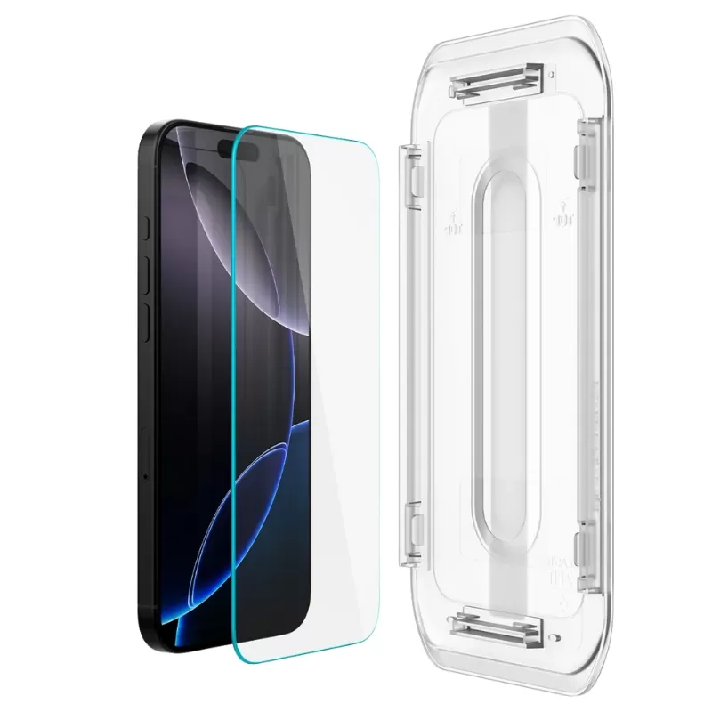 Pelicula Spigen iPhone 16 Pro AGL07928 GlastR Ez Fit - 2 Unidades