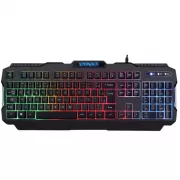 Teclado Gaming Satelite AK-837 - Black (Portugués...