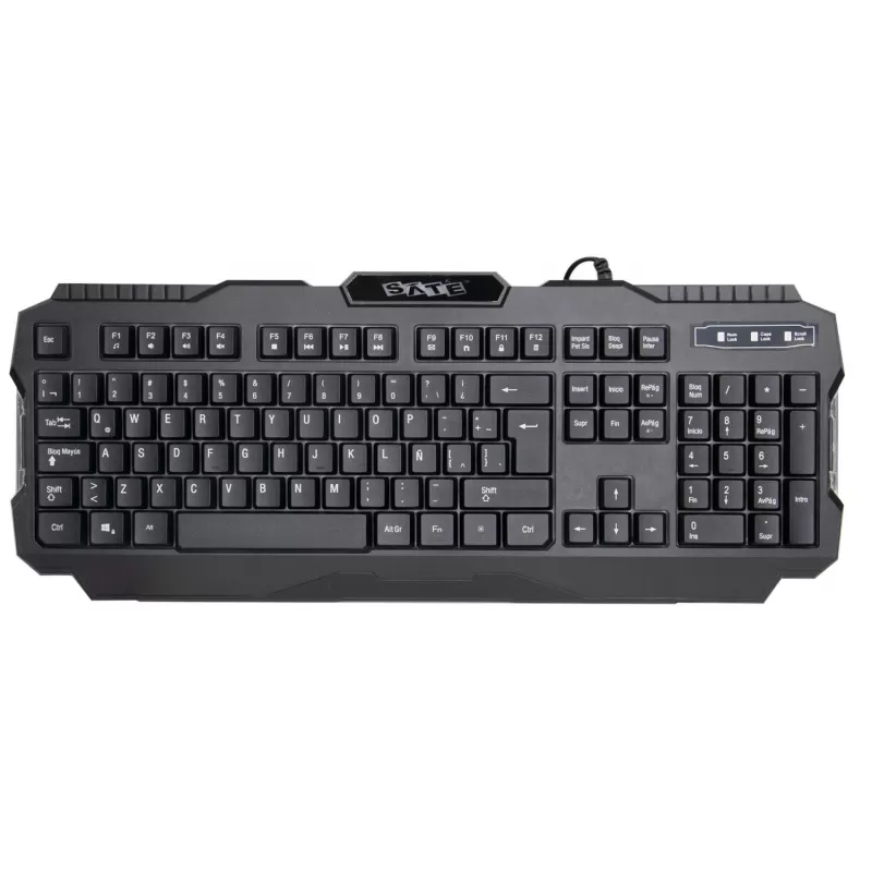 Teclado Gaming Satelite AK-837 - Black (Español)