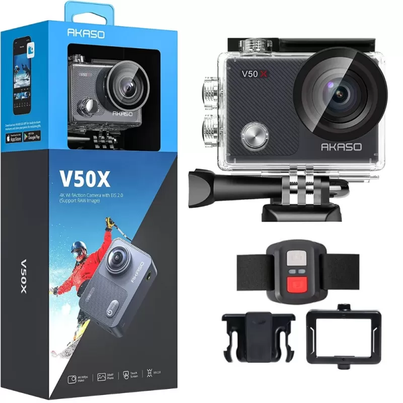 Cámara de Acción Akaso V50 X 20MP 4K Wi-Fi - Gray