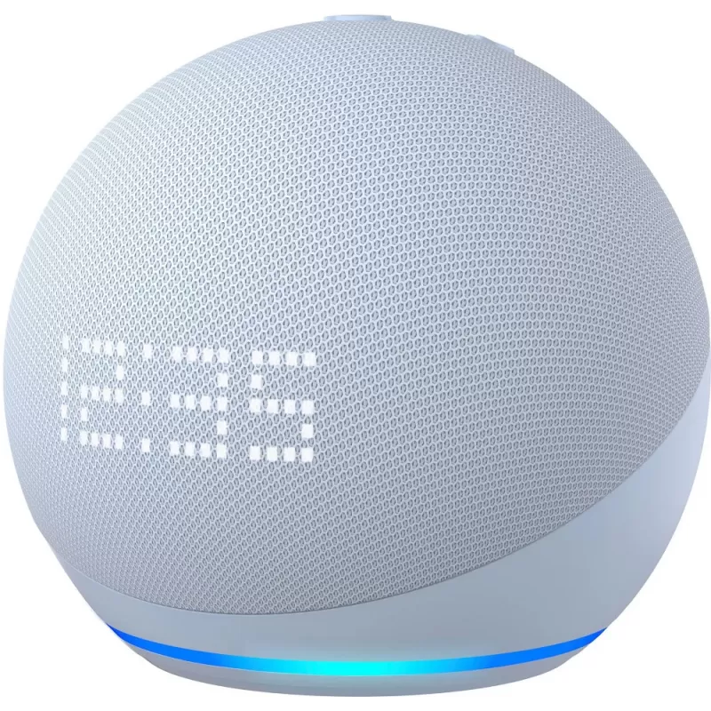 Speaker Amazon Echo Dot 5ª Generación With Clock - Cloud Blue (Caja Fea)