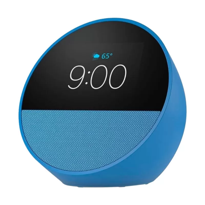 Speaker Smart Amazon Echo Spot Clock with Alexa - Blue