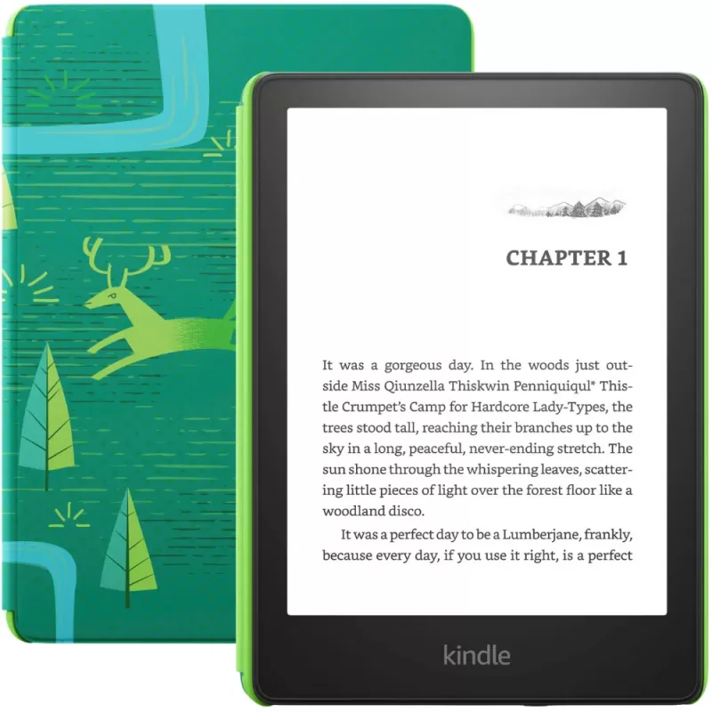 E-Book Amazon Kindle Paperwhite Kids (16GB) 6.8" 11th Gen - Emerald Forest