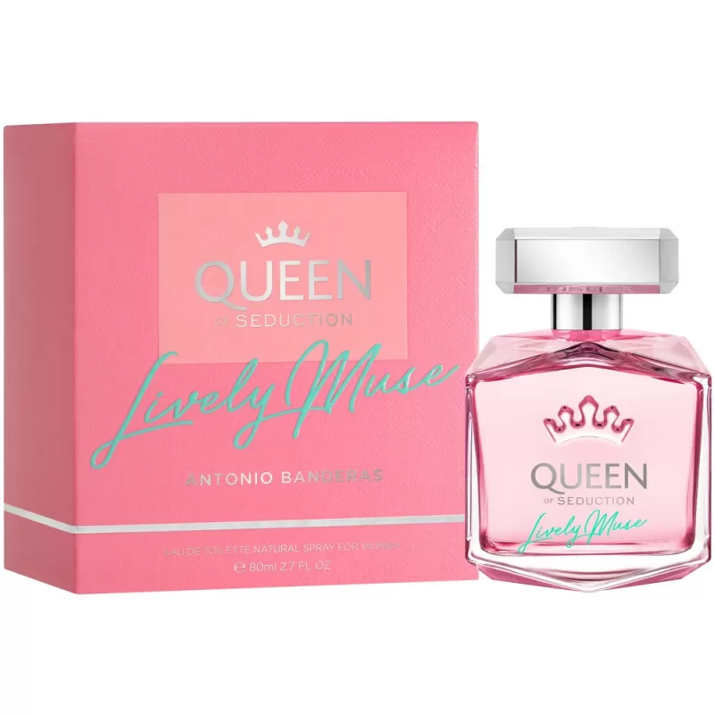 Perfume Antonio Banderas Queen of Seduction Lively Muse EDT Femenino - 80ml