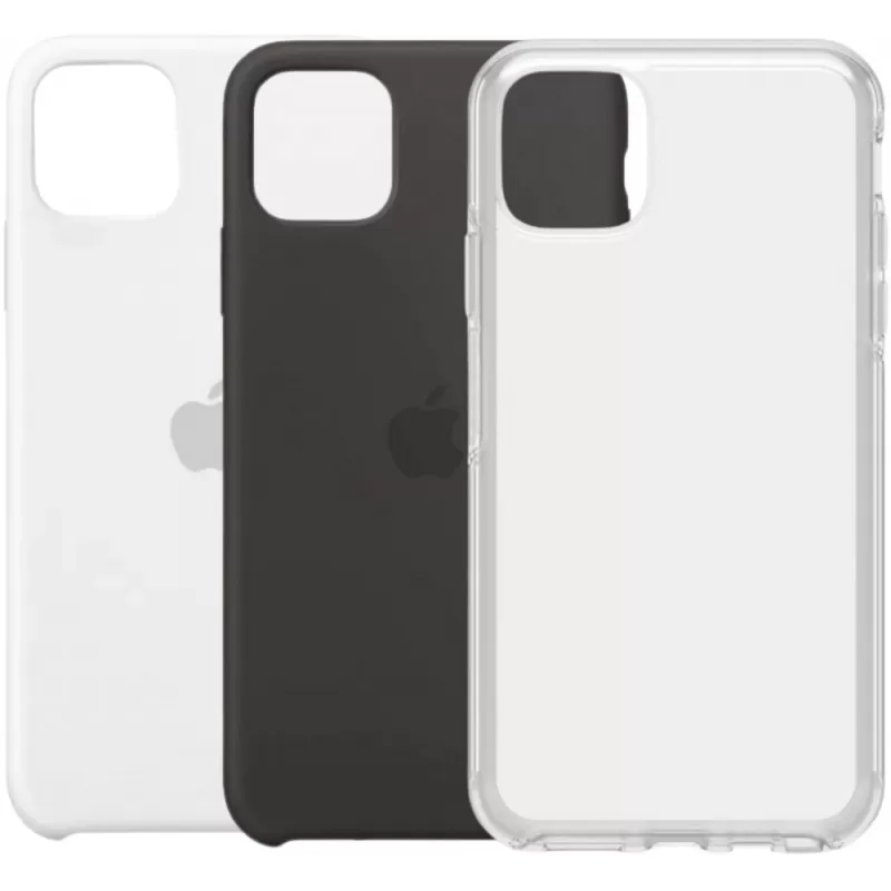 Apple Capa iPhone 11 Pro Max - Clear/White/Black (1 Pieza)