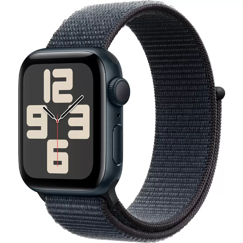 Apple Watch SE 2nd Generation MXEA3LL/A 40mm GPS (2024) - Aluminum Midnight/Ink Sport Loop