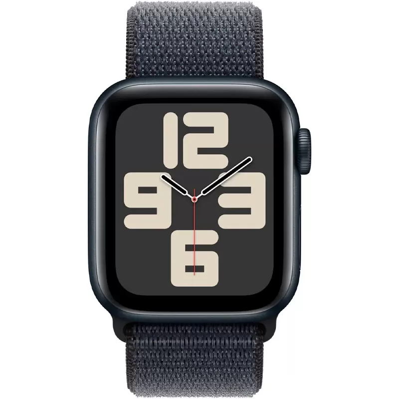 Apple Watch SE 2nd Generation MXEA3LL/A 40mm GPS (2024) - Aluminum Midnight/Ink Sport Loop