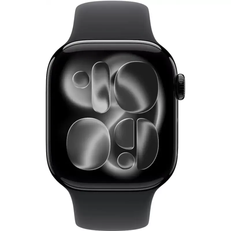 Apple Watch  Series 11 MEQT4LW/A 42mm GPS - Jet Black Aluminum/Black Sport