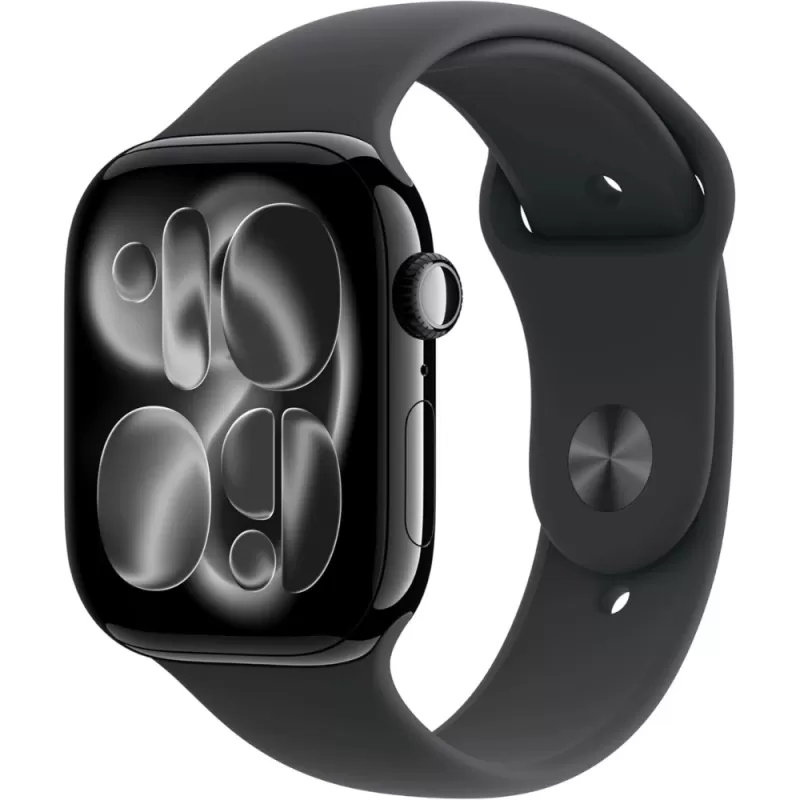 Apple Watch  Series 11 MEQT4LW/A 42mm GPS - Jet Black Aluminum/Black Sport