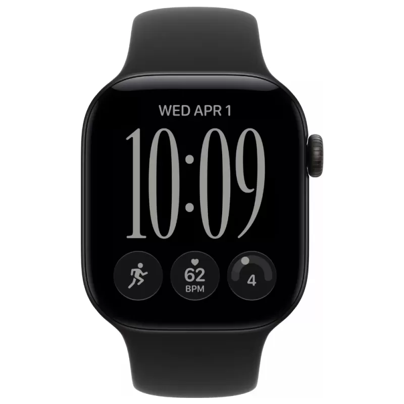 Apple Watch Series 12 MJEA4LS/A 42mm GPS - Black Aluminum/Sport Band