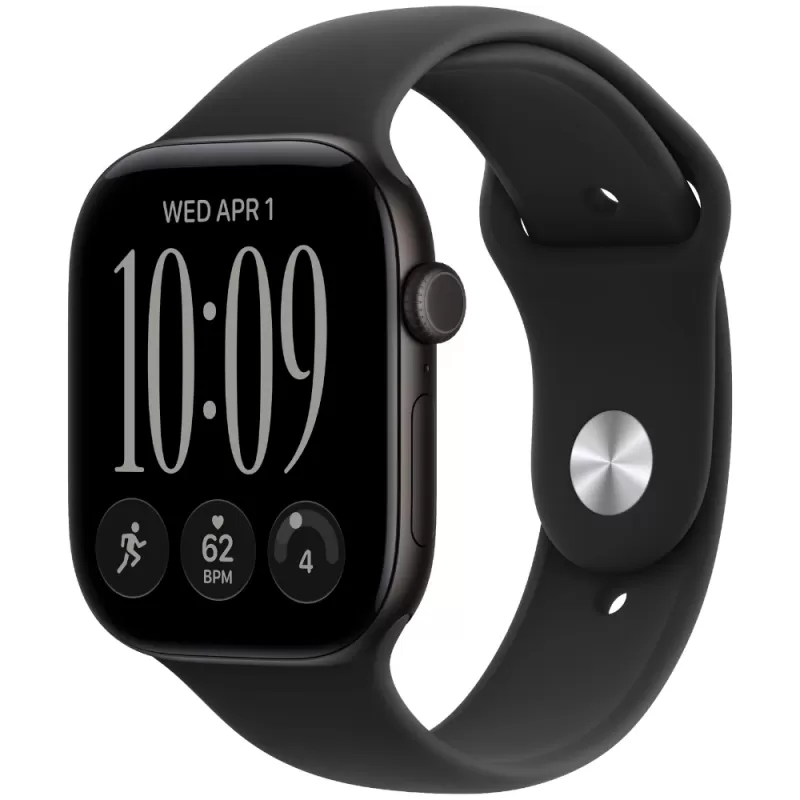 Apple Watch Series 12 MJEL4LS/A 46mm GPS - Black Aluminum/Sport Band