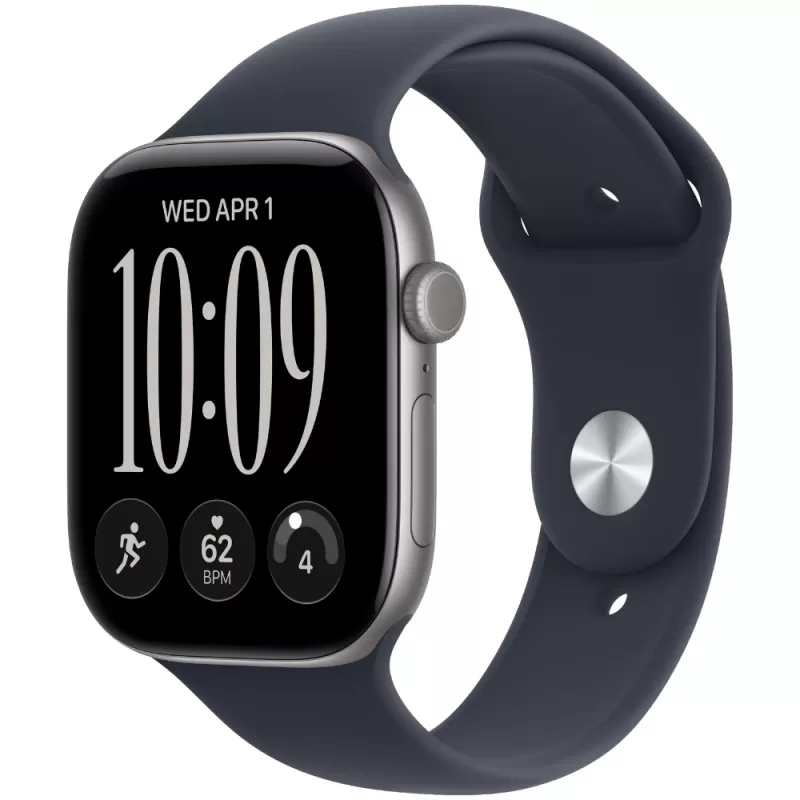 Apple Watch Series 12 MJEJ4LS/A 46mm GPS - Space Gray Aluminum/Navy Blue Sport