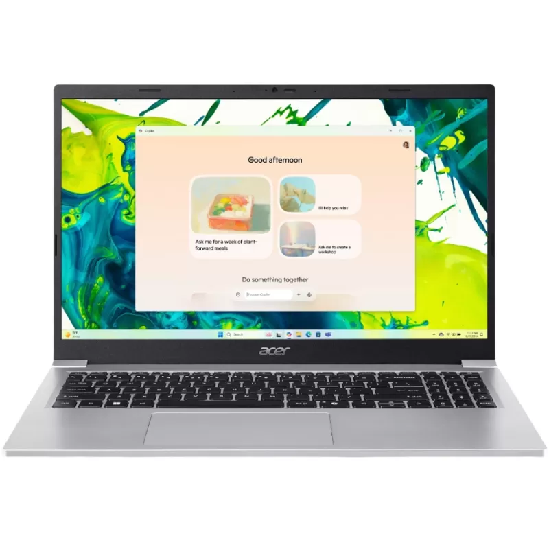 Notebook Acer Aspire Lite AL15-36P-C0M7 15.6" Intel N150 4/128GB W11 - Silver