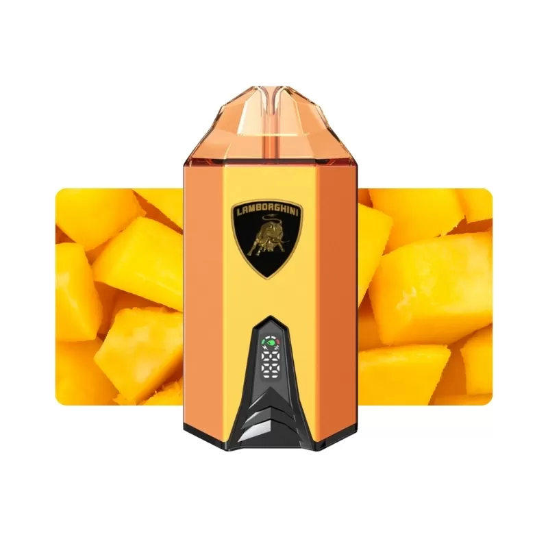 Vaper Descartable Lamborghini Aventador 2% Nicotina 12000 Puffs - Sweet Mango