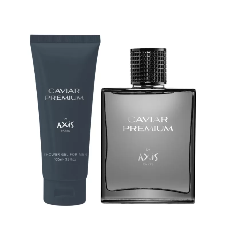Perfume Axis Caviar Premium EDT 100mL + Shower Gel 100mL - Masculino