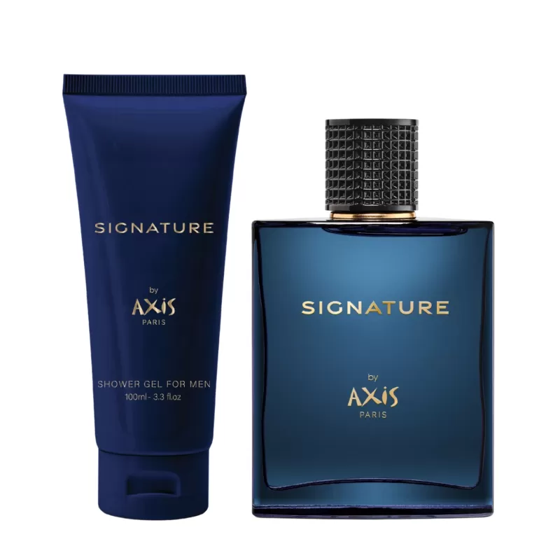 Perfume Axis Signature EDT 100mL + Shower Gel 100mL - Masculino