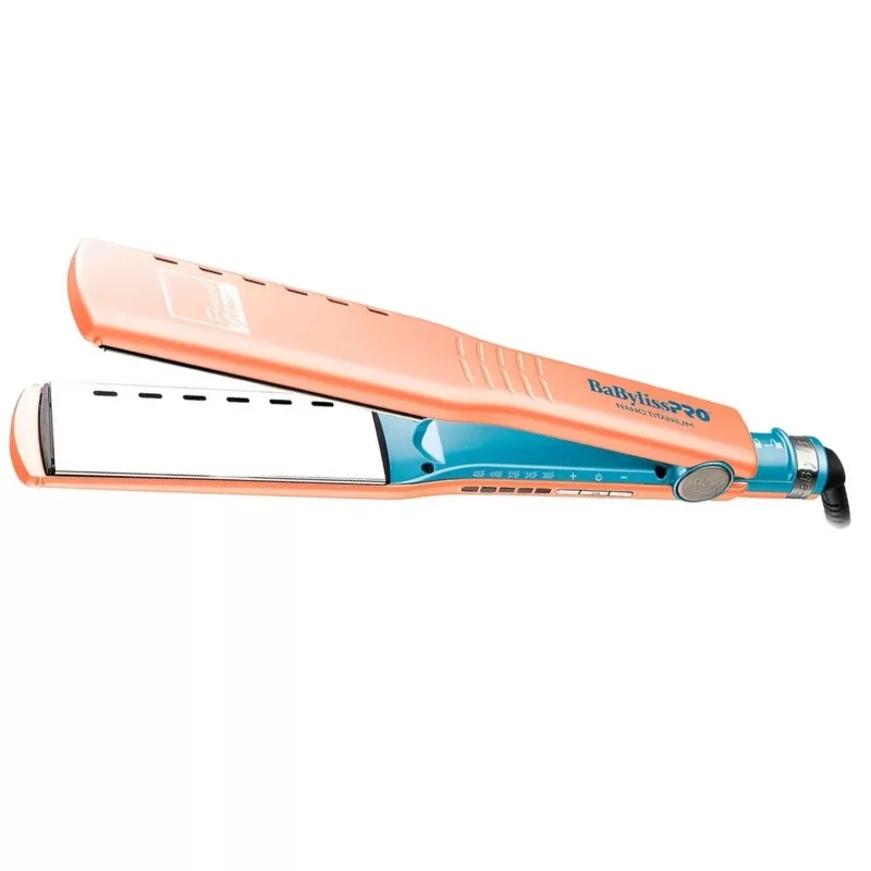 Alisador BaBylissPro Nano Titanium BNTPE4093TUZ 2V - Peach Glow