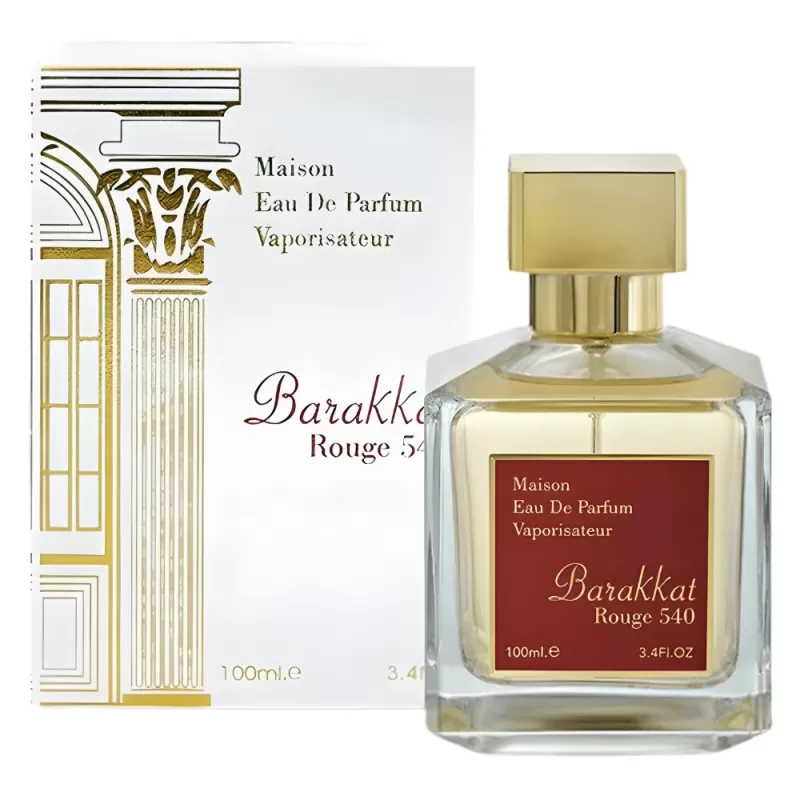 Perfume Fragrance World Barakkat Rouge 540 EDP Unisex - 100mL