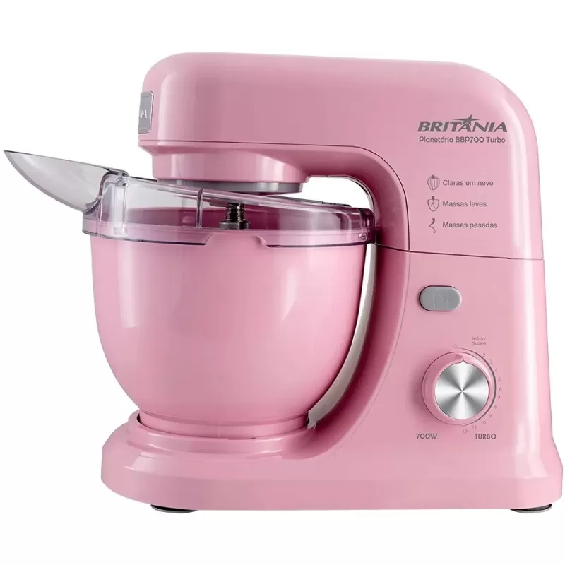 Batidora Britânia Planetaria BBP700 Turbo 700W 220V - Pink