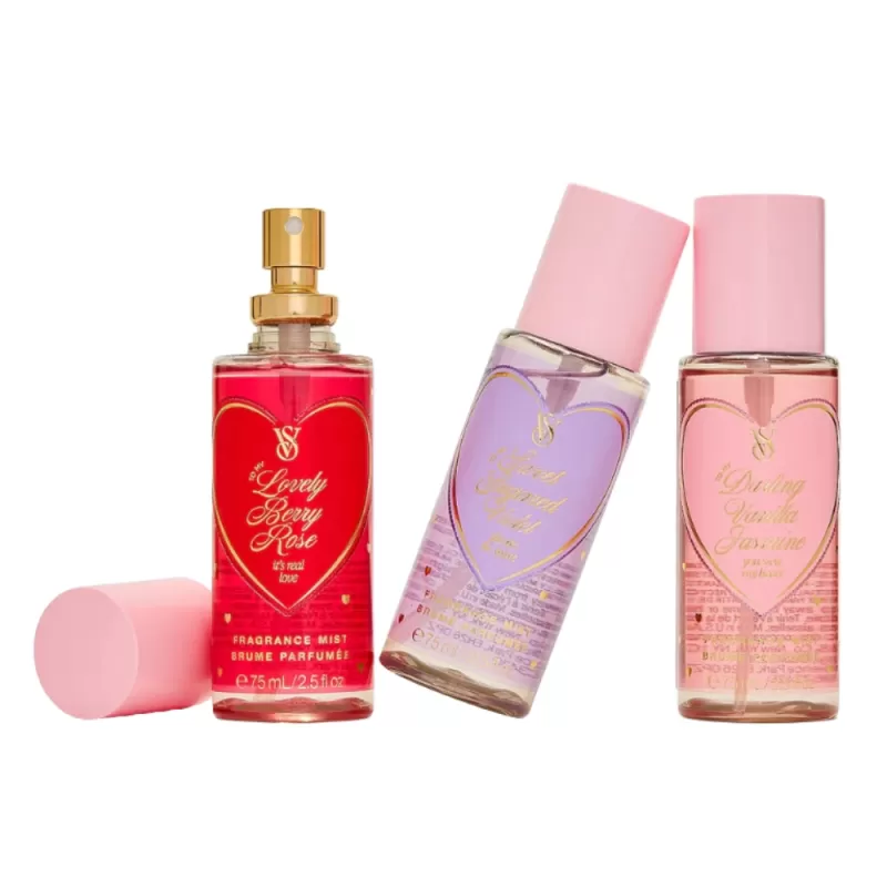 Kit Victoria's Secret Body Splash Be Mine - 75mL (3 unidades)