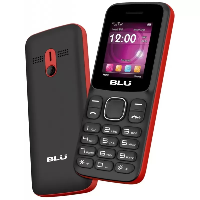 Celular Blu Z4 Z194 DS 2G 1.8" 32MB - Black/Red