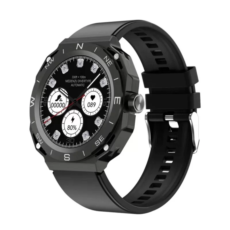 Reloj Smart Blulory RT 2023 - Black/Brown