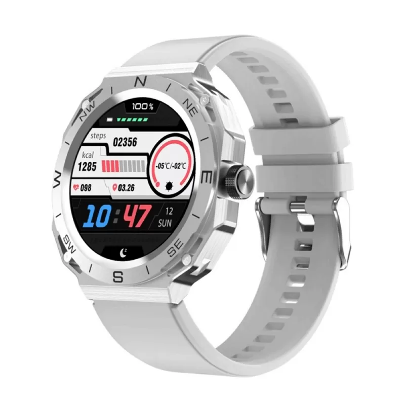 Reloj Smart Blulory RT 2023 - Silver/Brown