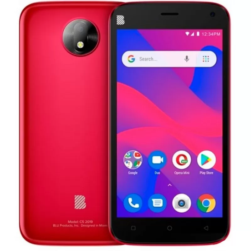 Smartphone Blu C5 2019 C110L DS 3G 5.0" 1/16GB - Rojo