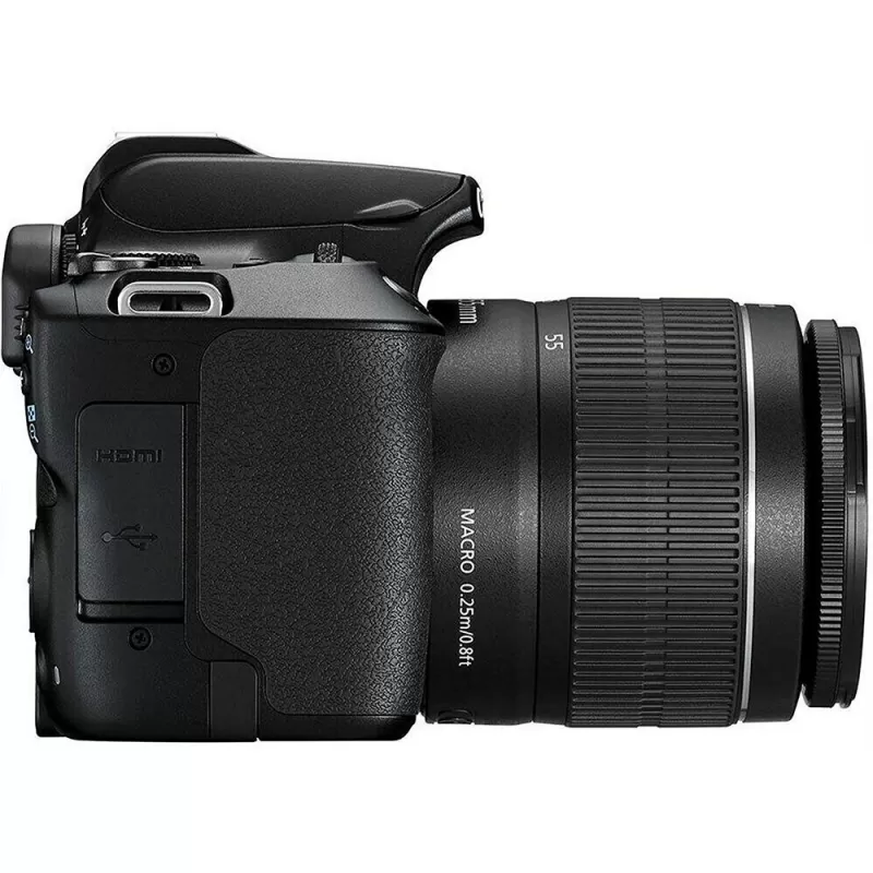 Cámara Digital Canon EOS 250D EF-S 18-55mm III Kit DSLR - Black