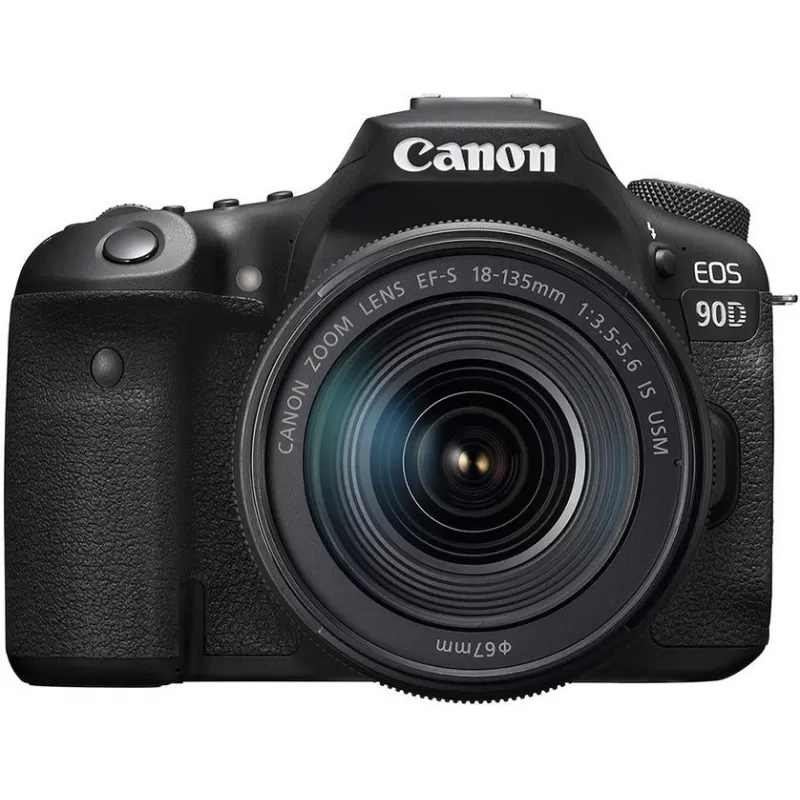 Cámara Digital Canon EOS 90D EF-S 18-135mm IS USM Kit DSLR - Black