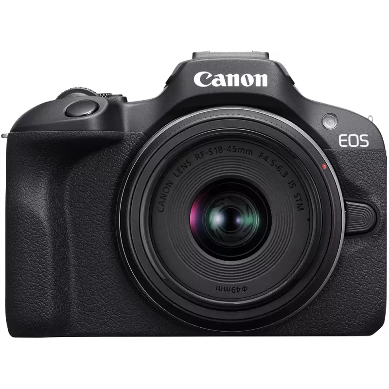 Cámara Canon EOS R100 RF-S 18-45mm F4.5-6.3 IS STM Kit - Black