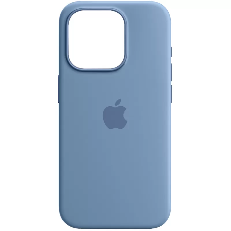 Apple Capa iPhone 15 Pro Silicone Case MT1L3ZM/A with MagSafe - Winter Blue