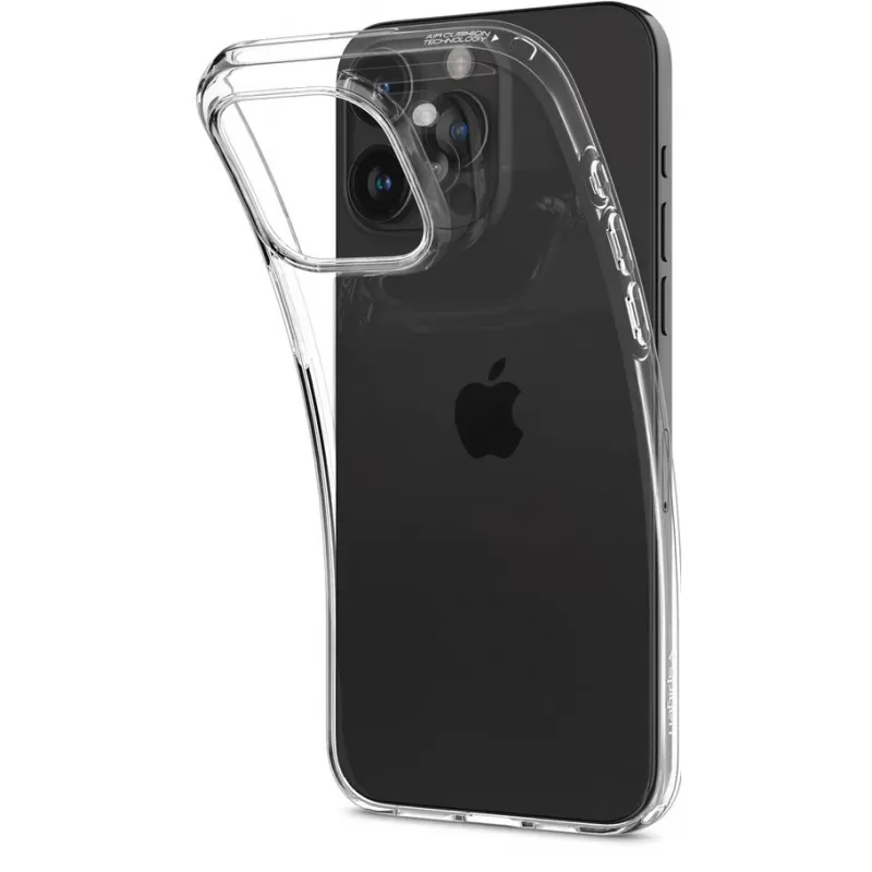 Capa Spigen iPhone 15 Pro ACS06468 Crystal Flex  - Transparente