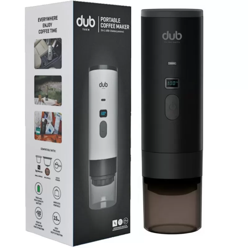 Cafetera Portátil Dub DBCM 3 en 1 USB-C - Black